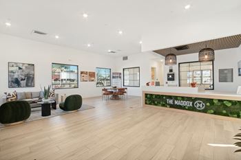 The lobby or reception area 